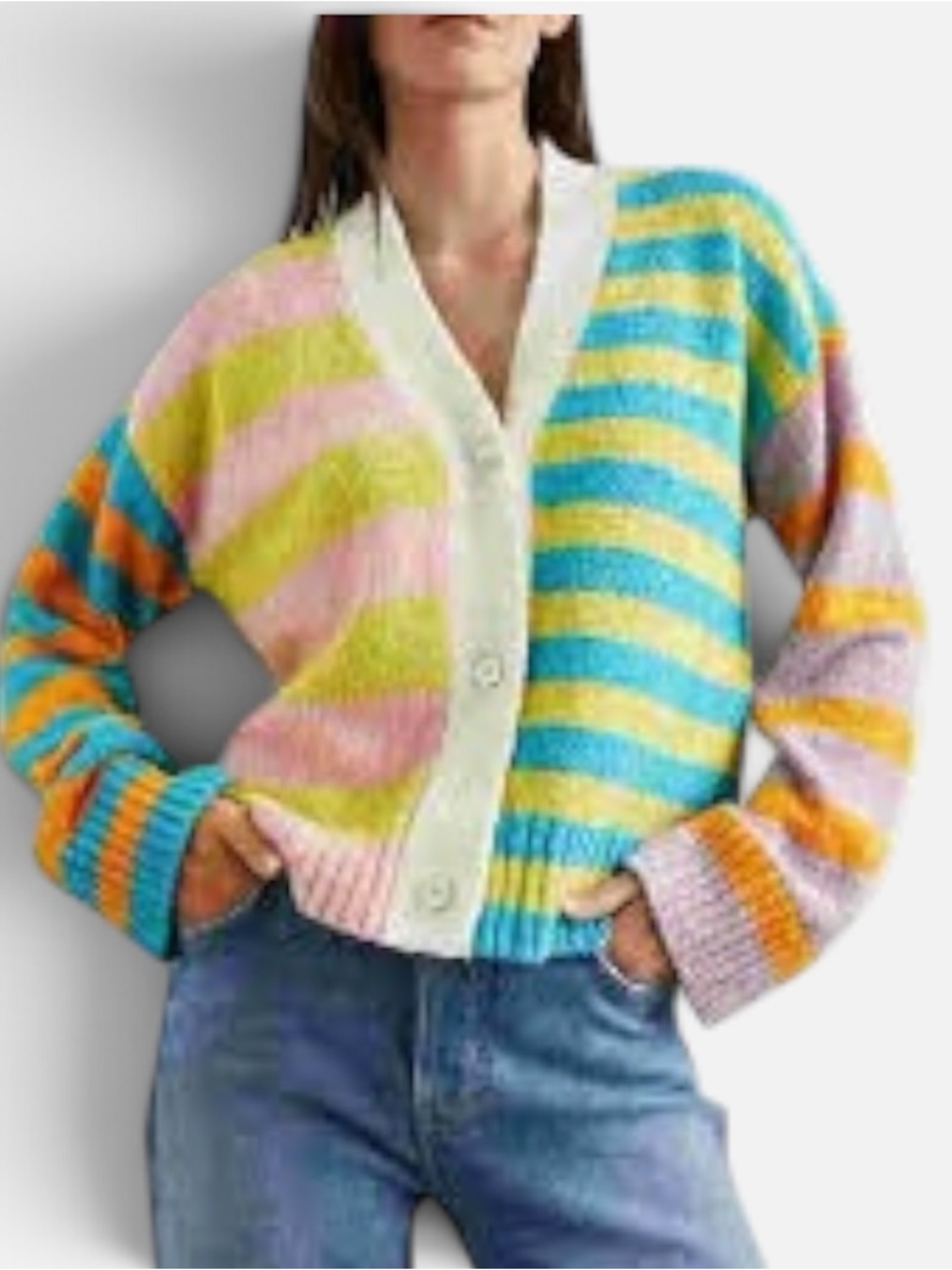 Aemi & Co. Flavia Spring Sweater Cardigan Size Small - Picture 4 of 12